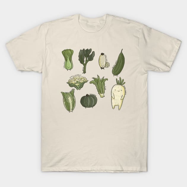 Azn Veggies T-Shirt by laiberry